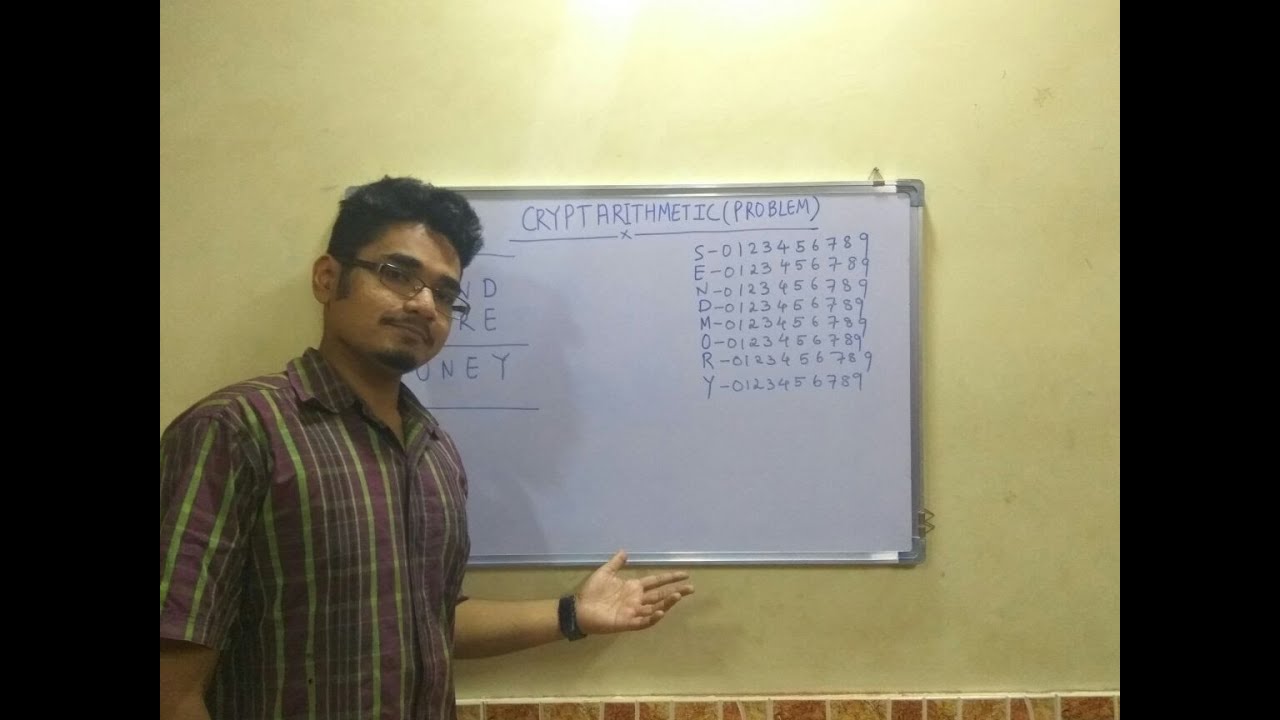 Artificial Intelligence | Tutorial #2 | Crypt Arithmetic Problem