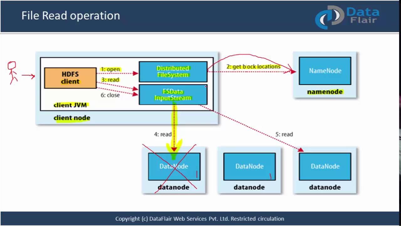 Hadoop File Read Operation | How to read data in HDFS | Hadoop HDFS tutorial