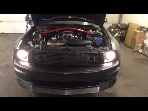 Aluminator XS installed into 2008 Mustang GT. First engine start.