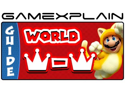 Super Mario 3D World - World Crown-Crown Green Stars & Stamp Locations Guide & Walkthrough