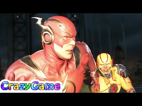 The Flash vs Reverse Flash - Injustice League 2 Cutscenes