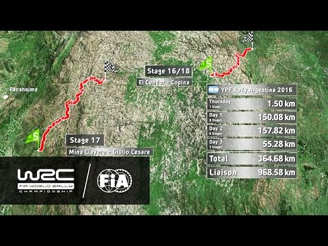 WRC - YPF Rally Argentina 2016: 18 challenging Stages