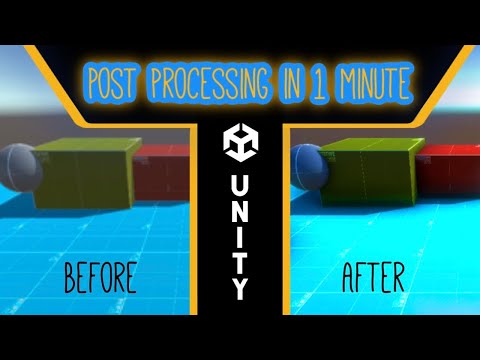 How to add Post-Processing in 1 minute | Unity Tutorial