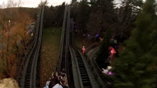preview picture of video 'Knoebels Phoenix POV HD AT NIGHT Roller Coaster On Ride Back Seat GoPro Video'