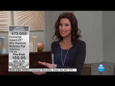 HSN | HSN Today: Concierge Collection Bedding 09.16.2016 - 08 AM