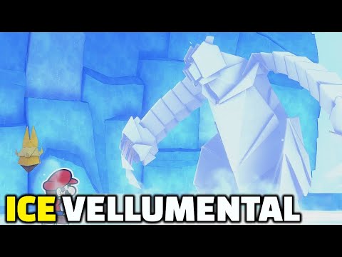 Paper Mario: The Origami King | Ice Vellumental Boss Fight