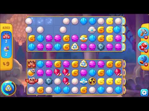 Fishdom Level 8263 walkthrough #fishdom #gaming