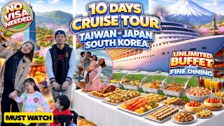 Complete Details ng CHEAPEST Cruise Ship from Manila -Taiwan - Japan - Korea + No Visa Needed