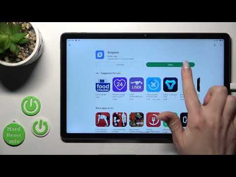 How to Get Battery Temperature Indicator in Lenovo Tab P11 Plus - Install Free Ampere App