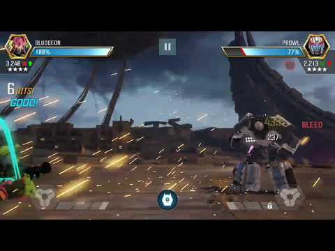 Transformers: Forged to Fight - Bludgeon vs Prowl
