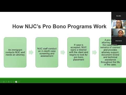 NIJC Pro Bono Orientation: Representing Pro Bono Clients for U Visa and VAWA protections