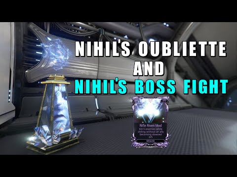 Nihil's Oubliette & Boss Fight - Warframe - How to fight & Loot from Nihil's Boss Fight