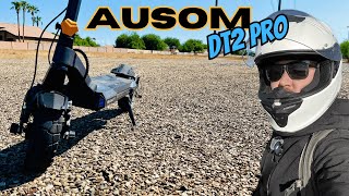How FAR will it GO? Ausom DT2 Pro Electric Scooter RANGE TEST!
