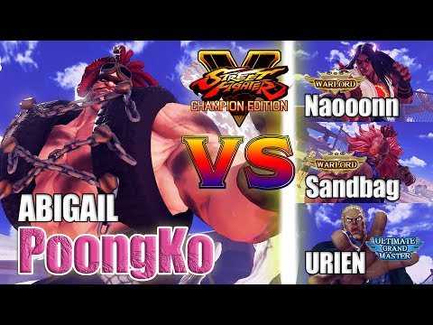 SFV CE 👊🏻 PoongKo (Abigail) vs Naooonn (Kage) & Sandbag (Akuma) & JINJJANY (Urien) [season 5]