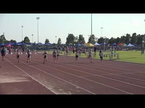 Girls U10 70m Heat 1 - 2019 State Track and Field Championships // LAVicTV