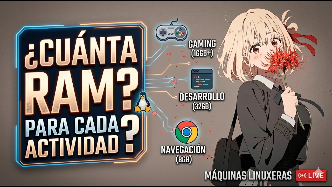 Actualidad del Software Libre y Gaming + ¿Te falta RAM? Analizamos el consumo actual ☕🐧