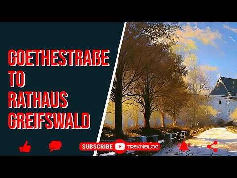 Exploring Greifswald: Goethestraße to Rathaus | Charming City Center Walk Germany 🇩🇪- 4K 60fps (UHD)