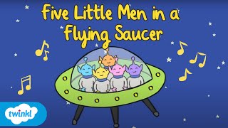 5 Little Men in a Flying Saucer Sing Along Animation - www.twinkl.co.uk