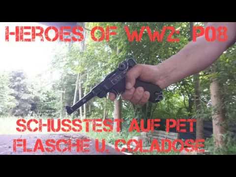 ✔LUGER P08 Power Test | co2 | Blowback | WaffenPassionUnited-wpu.com | Airsoft