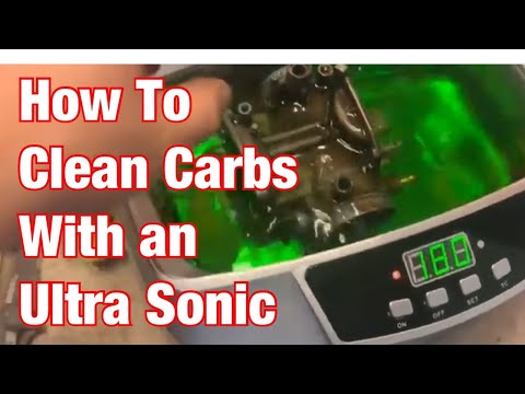 Central Machinery Ultrasonic Cleaner on Old Carbs-Vintage Motorcycle Restoration Project:Part 73