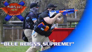 Nerf Wars - &quot;BLUE REIGNS SUPREME!&quot; - Maryland Nerf Herders 04/10/2021