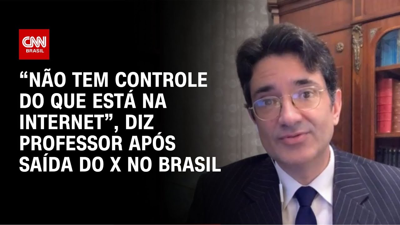 “Não tem controle do que está na internet”, diz professor após saída do X no Brasil | LIVE CNN