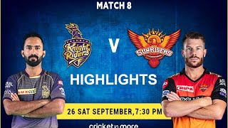 SRH vs KKR Full Highlights || JHANDLIFE || IPL 2020
