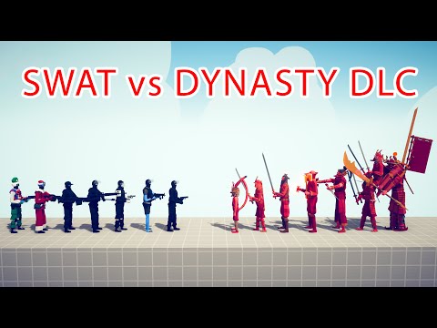 SWAT Team vs DYNASTY DLC Team - Totally Accurate Battle Simulator TABS