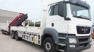 Camion plateau MAN TGS 26.400 + remorque plateau | Image 4 - Autoline
