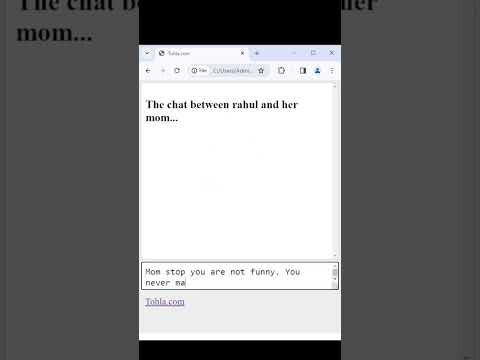 Mom stop you are not funny! #tohla #onlinechat #funny #talkingtostrangers