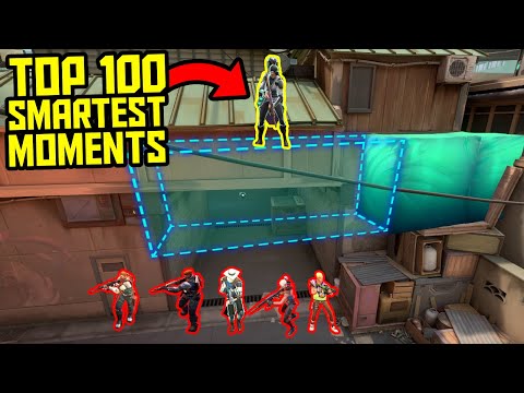 TOP 100 SMARTEST VALORANT PLAYS OF ALL TIME #2
