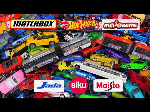 Unboxing Hot Wheels, Matchbox Cars, Maisto, Majorette, and Jada cars - Diecast Collection 2025