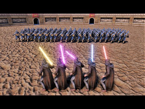 5 JEDI vs 100x EVERY UNIT - Ultimate Epic Battle Simulator