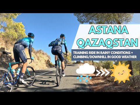 Rainy ride with Astana Qazaqstan Team | Winter training camp