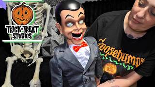 NEW Slappy Dummy from Goosebumps by Trick Or Treat Studios Halloween Horror Prop Unboxing & Review