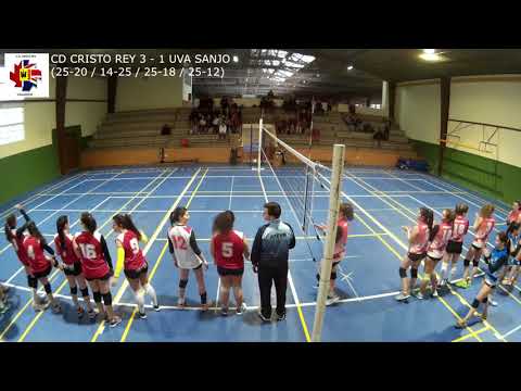 2DF de Voleibol de Castilla y Leon: CD Cristo Rey 3 - 1 UVa Sanjo 11/3/2018