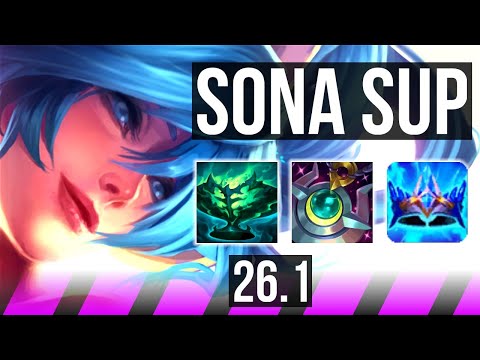 SONA & Miss Fortune vs LEONA & Vayne (SUP) | NA Master | 26.1