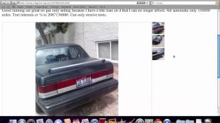Craigslist Boise Idaho Used Cars for Sale by Owner - Models Available Under $1000 in 2012