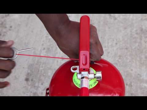 How To Use A Fire Extinguisher