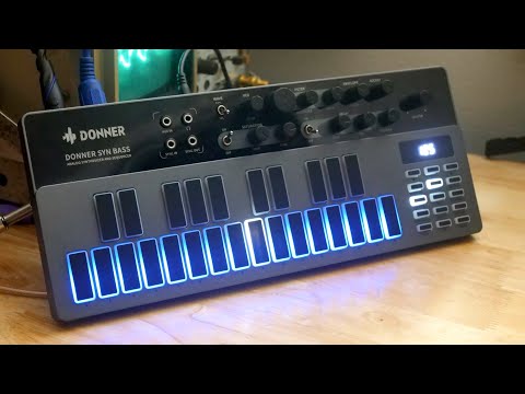 Donner Essential B1 Synthesizer (TB-303 Clone) Acid Bass Synth Bild 3