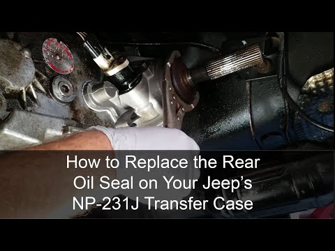 Jeep NP-231J Transfer-Case Rear-Seal Replacement