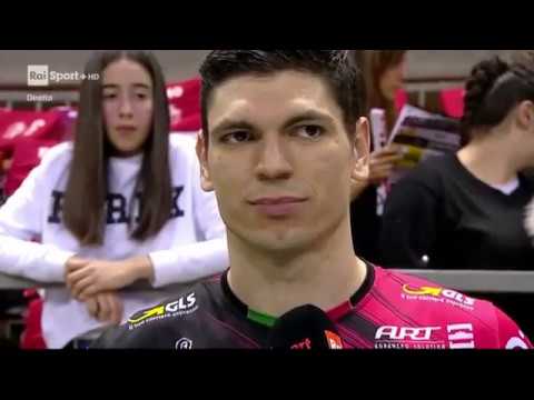 Interviste dopo gara 1 di semifinale Perugia-Trento  da RaiSport