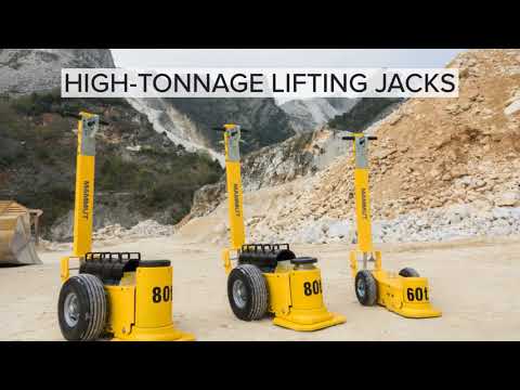 Heavy Duty Jacks for Mining and Industrial Applications - Mammut Jack Range up to 150 Ton Capacity