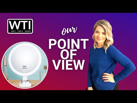 AEVO 10X Lighted Magnifying Mirror - WTI product video review