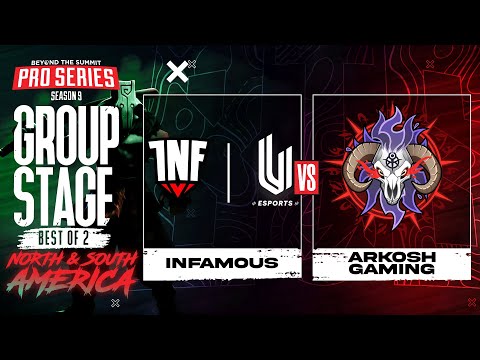 INF.UESPORTS vs Arkosh Game 1 - BTS Pro Series 9 AM: Group Stage w/ Kmart & ET