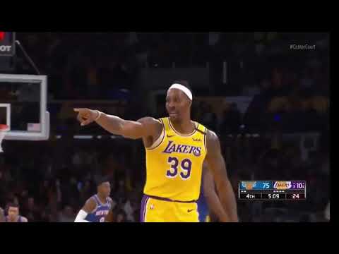 Dwight Howard for Threeeeee!!!👌 Lakers vs Knicks (January 7, 2020)