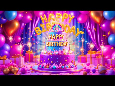 Happy Birthday Celebration Song 🎉A Must Watch Birthday Song