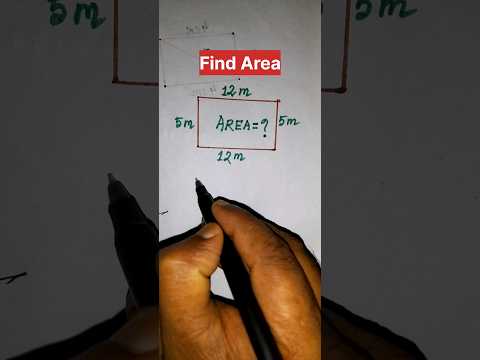Find the area of rectangle#math #shortfeed #viral