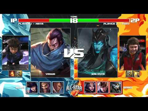 MATA Yasuo vs PRAY Kalista /  LoL All-Star Barcelona 2016 S6