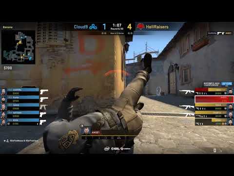 IEM Katowice 2019 CS:GO | Legends Stage Round 4 Elimination Match 6 (1/3) | Cloud9 vs. Hellraisers